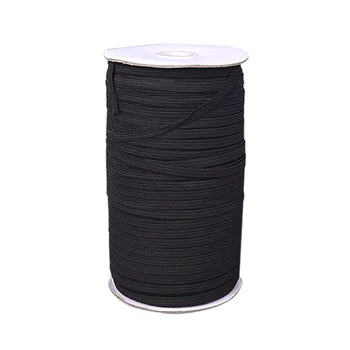 1 Roll 90m Braided Elastic Rope Black Flat Elastic Cord Spool for Sewing Craft High Stretch Rubber Band DIY Mask
1 Roll 90m Braided Elastic Rope Black Flat Elastic Cord Spool for Sewing Craft High Stretch Rubber Band DIY Mask