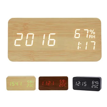 Modern Led Alarm Clock Temperature Humidity Electronic Desktop Digital Table Clocks
Modern Led Alarm Clock Temperature Humidity Electronic Desktop Digital Table Clocks