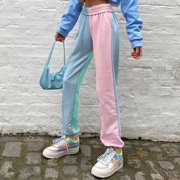 Waataak Three Color Contrast Women Joggers Harajuku Pink Grey Sweatpants Female Baggy Cargo Pants Casual Joggers Trousers Women
Waataak Three Color Contrast Women Joggers Harajuku Pink Grey Sweatpants Female Baggy Cargo Pants Casual Joggers Trousers Women