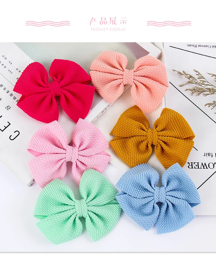 MengNa Bulk New Floral Print Waffle Texture Hair Bows with Clips Kids Hairpins Hairgrips Hair Accessories For Girls 60pc/lot
MengNa Bulk New Floral Print Waffle Texture Hair Bows with Clips Kids Hairpins Hairgrips Hair Accessories For Girls 60pc/lot