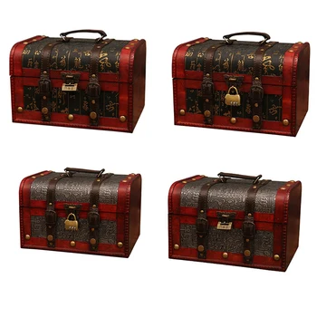 Chic Wooden Pirate Jewellery Storage Box Case Holder Vintage Treasure Chest for Wooden Organizer
Chic Wooden Pirate Jewellery Storage Box Case Holder Vintage Treasure Chest for Wooden Organizer