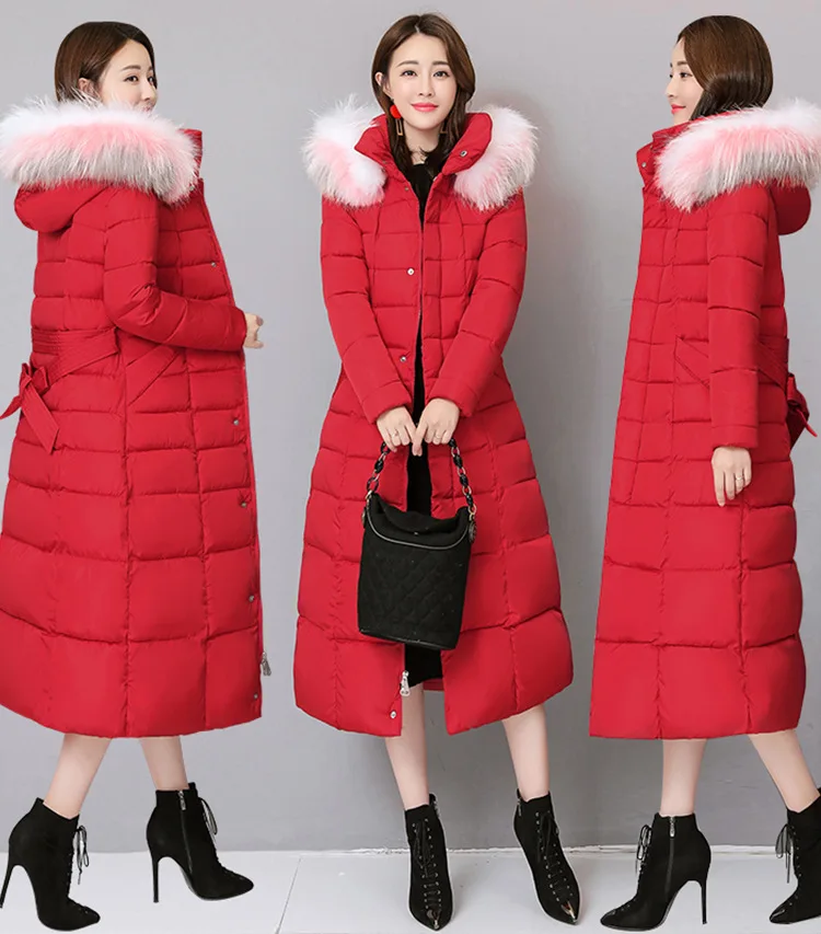 Down Jacket Cotton-padded Clothes Women's Mid-length 2018 Winter New Style Korean-style Waist Hugging Slimming over-the-Knee Cot
Down Jacket Cotton-padded Clothes Women's Mid-length 2018 Winter New Style Korean-style Waist Hugging Slimming over-the-Knee Cot