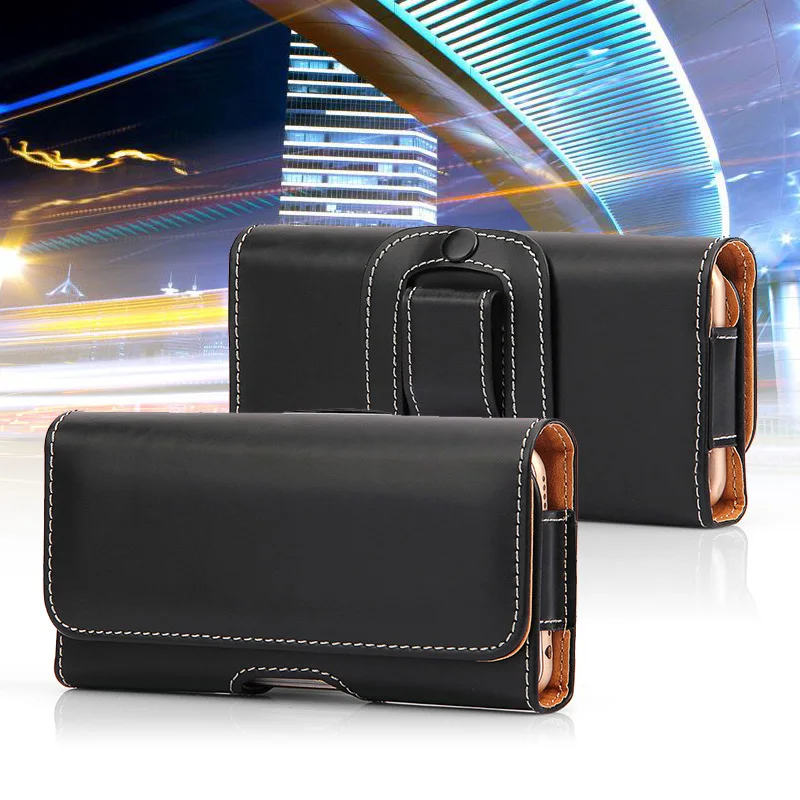 

Phone Pouch Belt Clip Leather Bag Cover For Huawei P10 Lite P20 P30 Pro Nova 4 3 3i Honor 8X 8C 10 V10 8 9 Lite 7A 7C Waist Case