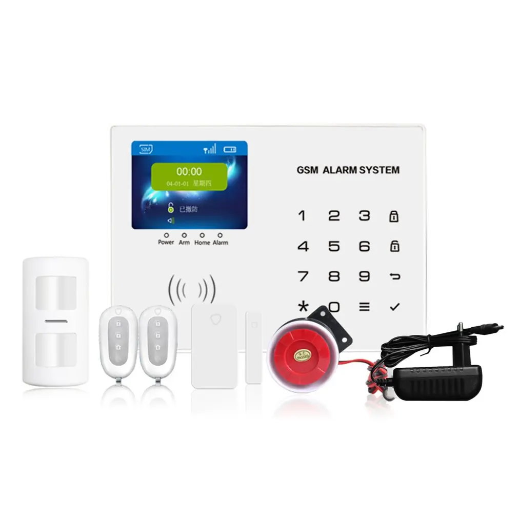 Functional TET 2.8" Colorful Screen Ultra Thin Smart GSM Alarm G65 Kit Home Security Burglar Alarm System APP Remote Control
Functional TET 2.8" Colorful Screen Ultra Thin Smart GSM Alarm G65 Kit Home Security Burglar Alarm System APP Remote Control