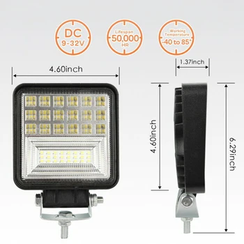 2pcs 48W LED Work Light Bar Flood Off-road Car Truck Boat Driving Fog Lamps Bulb
2pcs 48W LED Work Light Bar Flood Off-road Car Truck Boat Driving Fog Lamps Bulb