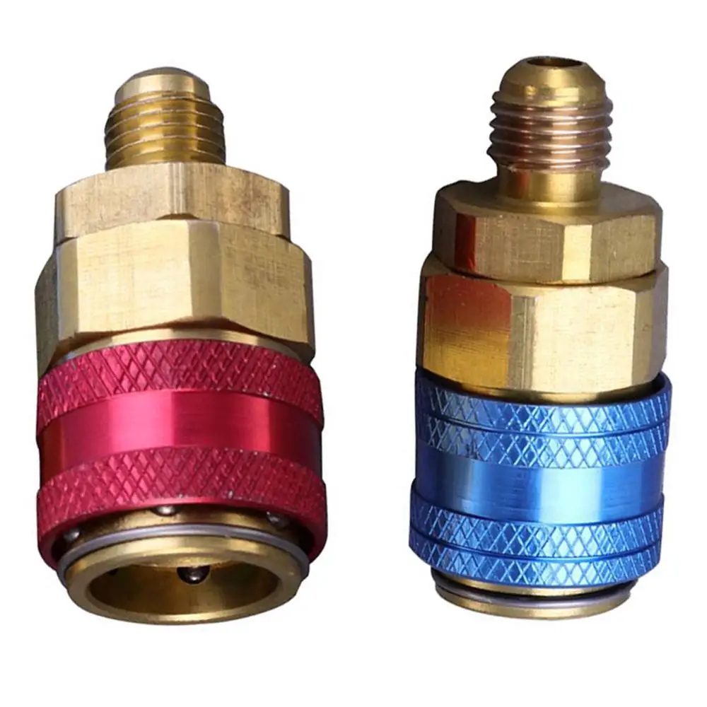R134A High Low Quick Coupler Connector Adapters Type AC Manifold Gauge Auto Set for A/C Manifold Gauge Brass Adapter
R134A High Low Quick Coupler Connector Adapters Type AC Manifold Gauge Auto Set for A/C Manifold Gauge Brass Adapter