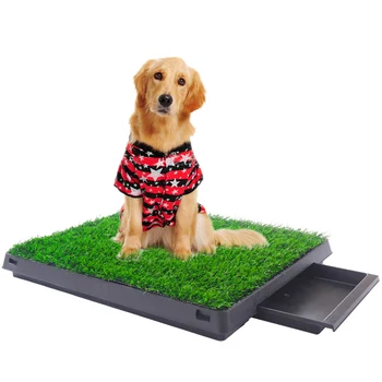 

Dog Toilet Grass Pee Pad Potty Artificial Grass Patch Pet Training Toilet Bathroon Mat For Puppy Indoor Turf Trainer PT0167