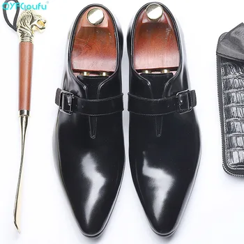 QYFCIOUFU 2019 Handmade Business mens dress shoes Office Wedding Party mens shoes formal Genuine Leather Mens Monk Dress Shoes
QYFCIOUFU 2019 Handmade Business mens dress shoes Office Wedding Party mens shoes formal Genuine Leather Mens Monk Dress Shoes