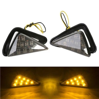 2pcs 10mm Motorcycle Amber LED Turn Signal Indicator Blinker Lights Universal Motorbike Tail Brake Lights Streamer Flashing Lamp
2pcs 10mm Motorcycle Amber LED Turn Signal Indicator Blinker Lights Universal Motorbike Tail Brake Lights Streamer Flashing Lamp