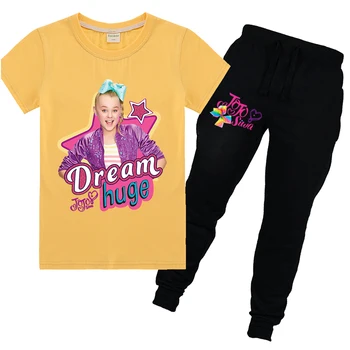 2020 Summer Jojo Siwa Printing Girl T Shirts Short Pants 2pcs Sets Children Short Sleeve T Shirt Shorts Suit Girls Tees Tops Set
2020 Summer Jojo Siwa Printing Girl T Shirts Short Pants 2pcs Sets Children Short Sleeve T Shirt Shorts Suit Girls Tees Tops Set