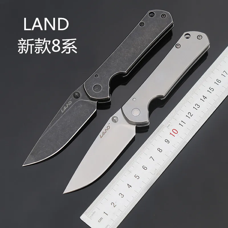 Land 8103 8104 Pocket Folding Knife 8Cr14MoV Blade-Stainless Steel Handle with Pocket Clip for Camping Hiking and Outdoors
Land 8103 8104 Pocket Folding Knife 8Cr14MoV Blade-Stainless Steel Handle with Pocket Clip for Camping Hiking and Outdoors