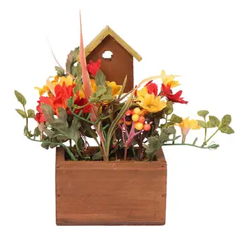 1Pc Flower Pot Plant Pot Simulate Realistic Artificial House Shaped Bonsai Desktop Ornament Potted Landscape For Shop Home Store
1Pc Flower Pot Plant Pot Simulate Realistic Artificial House Shaped Bonsai Desktop Ornament Potted Landscape For Shop Home Store