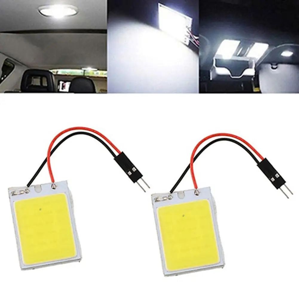 Auto Lamp HID White 24COB LED Panel Light Bulb Bright Car Interior Trunk Inner Dome Signal Lamp Daytime Running Signal Light
Auto Lamp HID White 24COB LED Panel Light Bulb Bright Car Interior Trunk Inner Dome Signal Lamp Daytime Running Signal Light