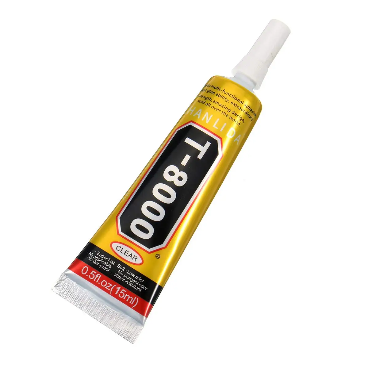 T8000 15ml Industrial Strength Adhesive Clear Liquid Glue for Phone Touch Screen DIY Jewerly Craft Rhinestone Glue
T8000 15ml Industrial Strength Adhesive Clear Liquid Glue for Phone Touch Screen DIY Jewerly Craft Rhinestone Glue