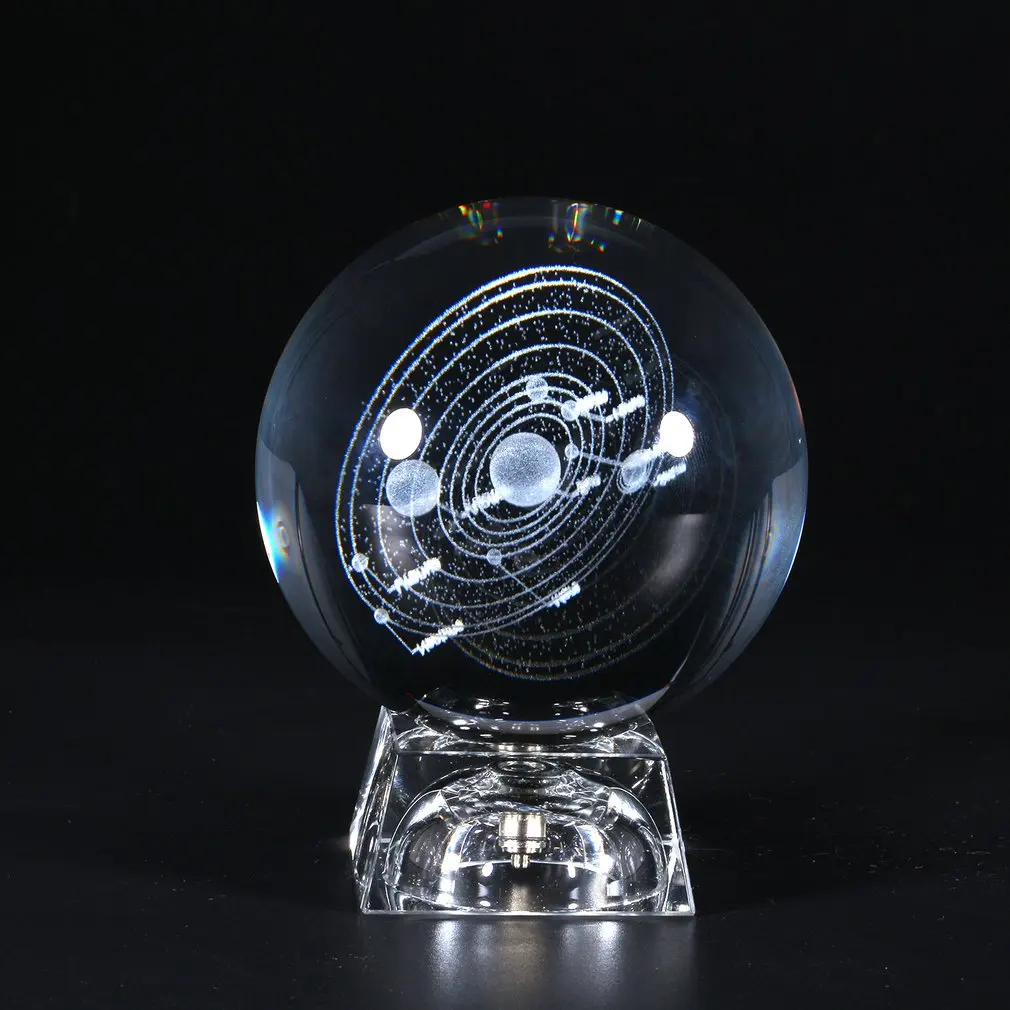 ICOCO Laser-engraved 3D Crystal Ball Solar System 8cm+Square Crystal Base Laser Engraved Decorative Ball Sphere
ICOCO Laser-engraved 3D Crystal Ball Solar System 8cm+Square Crystal Base Laser Engraved Decorative Ball Sphere