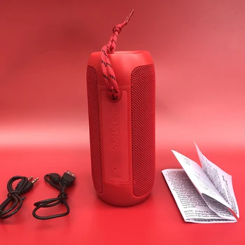 Portable Bluetooth Speaker Wireless Bass Column Waterproof Outdoor USB Speakers Support AUX TF Subwoofer Loudspeaker PK TG117