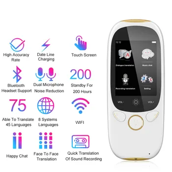 Mecool NEW Voice Translator KI AI Smart Wifi Hospot Handheld RealTime Instant 75 Languages 2.0” Touch Screen 1280mAH Translation
Mecool NEW Voice Translator KI AI Smart Wifi Hospot Handheld RealTime Instant 75 Languages 2.0” Touch Screen 1280mAH Translation