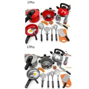 17Pcs/Set Toddler Girls Baby Kids Play House Toys Kitchen Utensils Cooking Pots Pans Food Dishes Cookware Tools Toy 094F
17Pcs/Set Toddler Girls Baby Kids Play House Toys Kitchen Utensils Cooking Pots Pans Food Dishes Cookware Tools Toy 094F