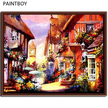 Landscape DIY Digital Canvas Oil Painting By Numbers Of Dreamed Town Frameless Picture Home Decor For Living Room G098
Landscape DIY Digital Canvas Oil Painting By Numbers Of Dreamed Town Frameless Picture Home Decor For Living Room G098