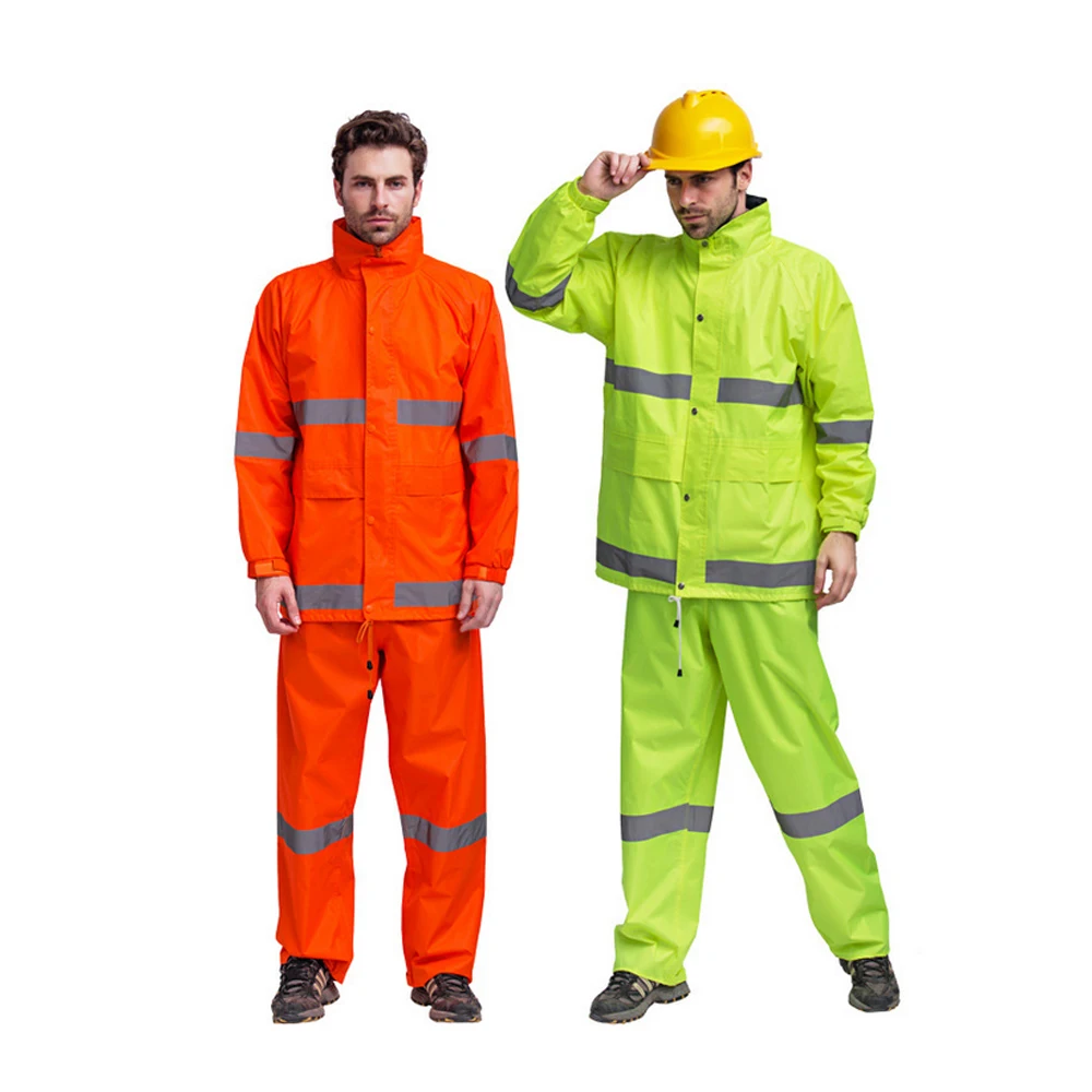 SFVest High Visibility Reflective Rainwear Suit Luminous Safety Raincoat Suit Outdoor Waterproof Oxford Cloth Coating
SFVest High Visibility Reflective Rainwear Suit Luminous Safety Raincoat Suit Outdoor Waterproof Oxford Cloth Coating