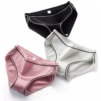 3 Pcs Women's Cotton Panties Fashion Female Seamless Breathable Briefs Sexy Underwear Women Cotton Crotch Lingerie Intimates XXL 
3 Pcs Women's Cotton Panties Fashion Female Seamless Breathable Briefs Sexy Underwear Women Cotton Crotch Lingerie Intimates XXL