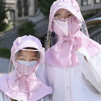 2020 Summer Kids Hat With Removable Face Shield Mask Child Cap For Girls Boys Sun Protective Hats Prevent Wind Dust Apatter
2020 Summer Kids Hat With Removable Face Shield Mask Child Cap For Girls Boys Sun Protective Hats Prevent Wind Dust Apatter