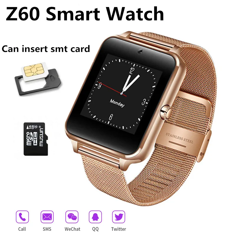 Z60 Smartwatch 2020 SIM Card LCD Bluetooth Metal Strap Camera Sedentary Reminder Sleep Monitor IP68 W26 Smart Bracelet Sport
Z60 Smartwatch 2020 SIM Card LCD Bluetooth Metal Strap Camera Sedentary Reminder Sleep Monitor IP68 W26 Smart Bracelet Sport