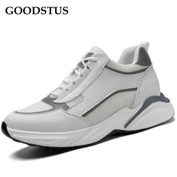 GOODSTUS Men Pu Sneaker Breathable High Quality New Fashion Thcik Sole Comfortable Solid Lace-Up Male Street Walking Shoes
GOODSTUS Men Pu Sneaker Breathable High Quality New Fashion Thcik Sole Comfortable Solid Lace-Up Male Street Walking Shoes