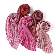 Abaya Muslim Scarf Hijabs For Woman Plain Turban Pearls Chiffon Hijab Fashion Ruffled Headwrap Malaysia Female Headscarf Scarves
Abaya Muslim Scarf Hijabs For Woman Plain Turban Pearls Chiffon Hijab Fashion Ruffled Headwrap Malaysia Female Headscarf Scarves
