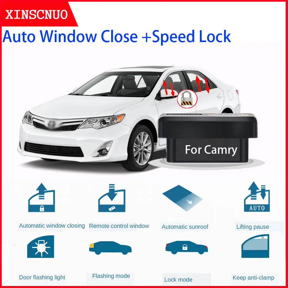 XINSCNUO Auto OBD Speed Lock & Window closer For Toyota Camry 2018 2019 2020 New Smart electronics window lift
XINSCNUO Auto OBD Speed Lock & Window closer For Toyota Camry 2018 2019 2020 New Smart electronics window lift