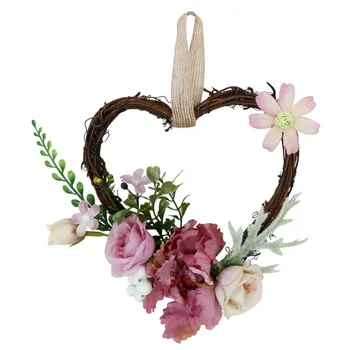 Heart Rattan Artificial Wreath Door Hanging Simulation Eternal Flower Plant Wedding Pendant Garland Christmas Decoration 15CM
Heart Rattan Artificial Wreath Door Hanging Simulation Eternal Flower Plant Wedding Pendant Garland Christmas Decoration 15CM