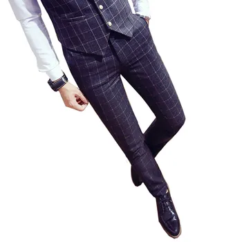 Men's Pants Fit Slim Plaid Fashion British Style Plus size High-end custom suit pants 2019 autumn new 29-37
Men's Pants Fit Slim Plaid Fashion British Style Plus size High-end custom suit pants 2019 autumn new 29-37