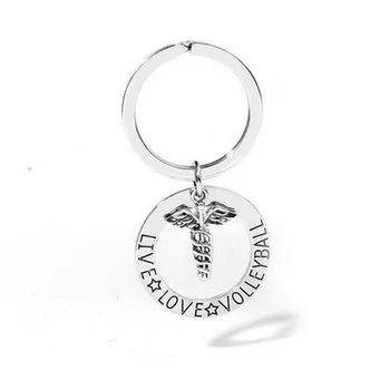 FLYANGEL New Style Keychain Engraved Gymnastics Nursing Volleyball Softball Inspire Creative Key Holder Fashion Pendant Jewelry 
FLYANGEL New Style Keychain Engraved Gymnastics Nursing Volleyball Softball Inspire Creative Key Holder Fashion Pendant Jewelry