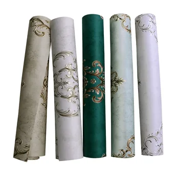 Three-dimensional European-style decorative paper Damascus warm non-woven high-grade background green sparrow wallpape
Three-dimensional European-style decorative paper Damascus warm non-woven high-grade background green sparrow wallpape