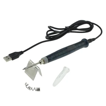 5V 8W Button Switch Pen Electric Powered USB Solder Tip Portable Welding Equipment Soldering Iron
5V 8W Button Switch Pen Electric Powered USB Solder Tip Portable Welding Equipment Soldering Iron