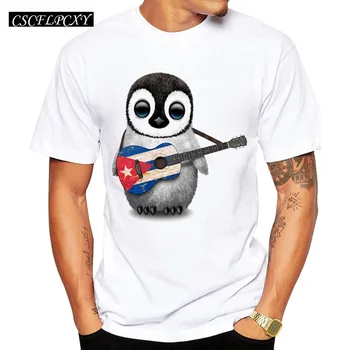 2019 Newest Summer Men T Shirt Short Sleeve Casual Tops Cool Tee Fashion Baby Penguin Playing Cuban Flag Guitar Printed t-shirts
2019 Newest Summer Men T Shirt Short Sleeve Casual Tops Cool Tee Fashion Baby Penguin Playing Cuban Flag Guitar Printed t-shirts
