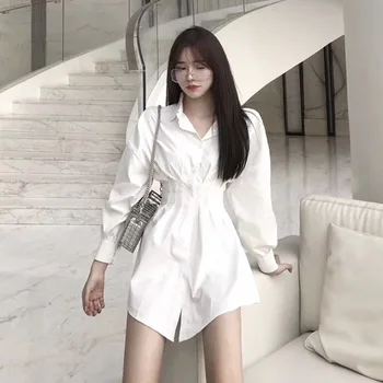 TVVOVVIN Solid Color Small Scheming Temperament Lapel Shirt V Lead Self-cultivation Thin High Waist Manual Fold Back Woman ZX210 
TVVOVVIN Solid Color Small Scheming Temperament Lapel Shirt V Lead Self-cultivation Thin High Waist Manual Fold Back Woman ZX210
