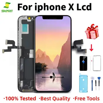 For iPhone X 5.8"LCD Display TFT OLED Incell Touch Screen With Digitizer Replacement Assembly Parts Black Four Gifts For iphoneX
For iPhone X 5.8"LCD Display TFT OLED Incell Touch Screen With Digitizer Replacement Assembly Parts Black Four Gifts For iphoneX