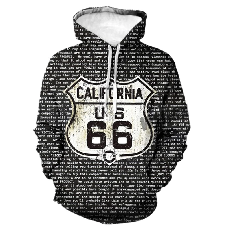 Футболки с длинным рукавом, толстовка Route 66 с 3D принтом, мужская одежда в стиле Харадзюку, Мужская/Женская толстовка, женская футболка
Футболки с длинным рукавом, толстовка Route 66 с 3D принтом, мужская одежда в стиле Харадзюку, Мужская/Женская толстовка, женская футболка