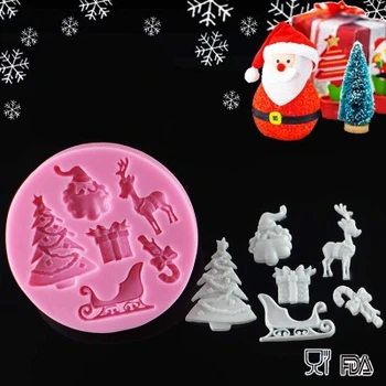 Christmas Tree Deer Santa Claus Fondant Cake Decorating Tools Silicone Mold Polymer Clay Resin Candy Super Sculpey H901
Christmas Tree Deer Santa Claus Fondant Cake Decorating Tools Silicone Mold Polymer Clay Resin Candy Super Sculpey H901