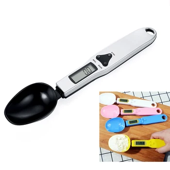 Precise Digital Measuring Spoons Electronic LCD Digital Spoon Weight Volume Food Scale Gram Mini Kitchen Scales 500g/0.1g