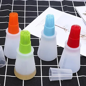 With Cover Heat Resistance Barbecue Gadgets Oil Bottle Brush 4Colors Flat Bottom Kitchen Accessories Silicone Baking Tools 1Pcs
With Cover Heat Resistance Barbecue Gadgets Oil Bottle Brush 4Colors Flat Bottom Kitchen Accessories Silicone Baking Tools 1Pcs