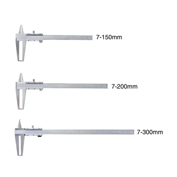 Portable Ruler Groove 7-150 7-200 7-300mm Accurate Measuring Tool Practical Long Claw Vernier Caliper Inside Stainless Steel
Portable Ruler Groove 7-150 7-200 7-300mm Accurate Measuring Tool Practical Long Claw Vernier Caliper Inside Stainless Steel