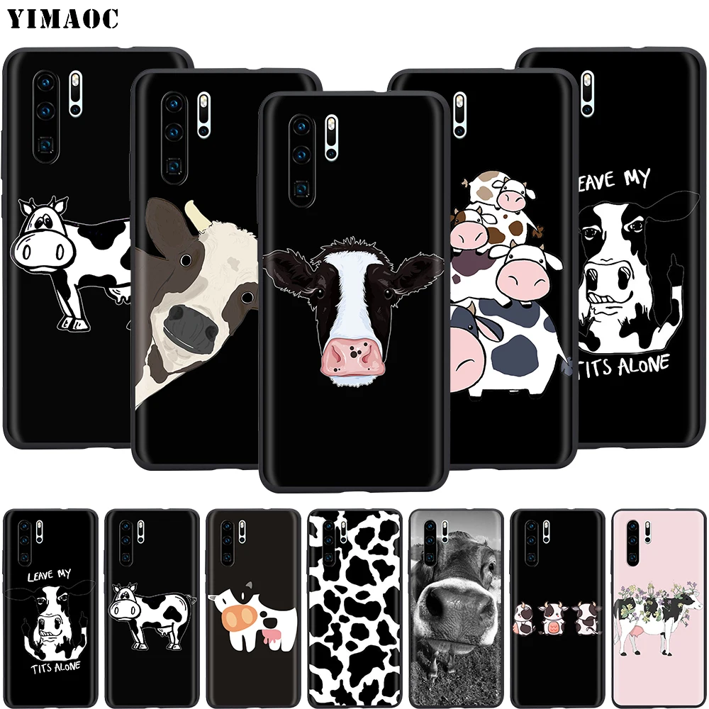 YIMAOC милый силиконовый чехол с животными корова для Huawei Honor 6a 7a 7c 7x8 9 10 Lite Pro Y6 2018 2017