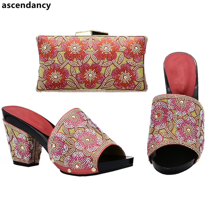 Latest Design Italian Shoes and Bags To Match Shoes with Bag Set Decorated with Rhinestone Designer Shoes Women Luxury 2018
Latest Design Italian Shoes and Bags To Match Shoes with Bag Set Decorated with Rhinestone Designer Shoes Women Luxury 2018