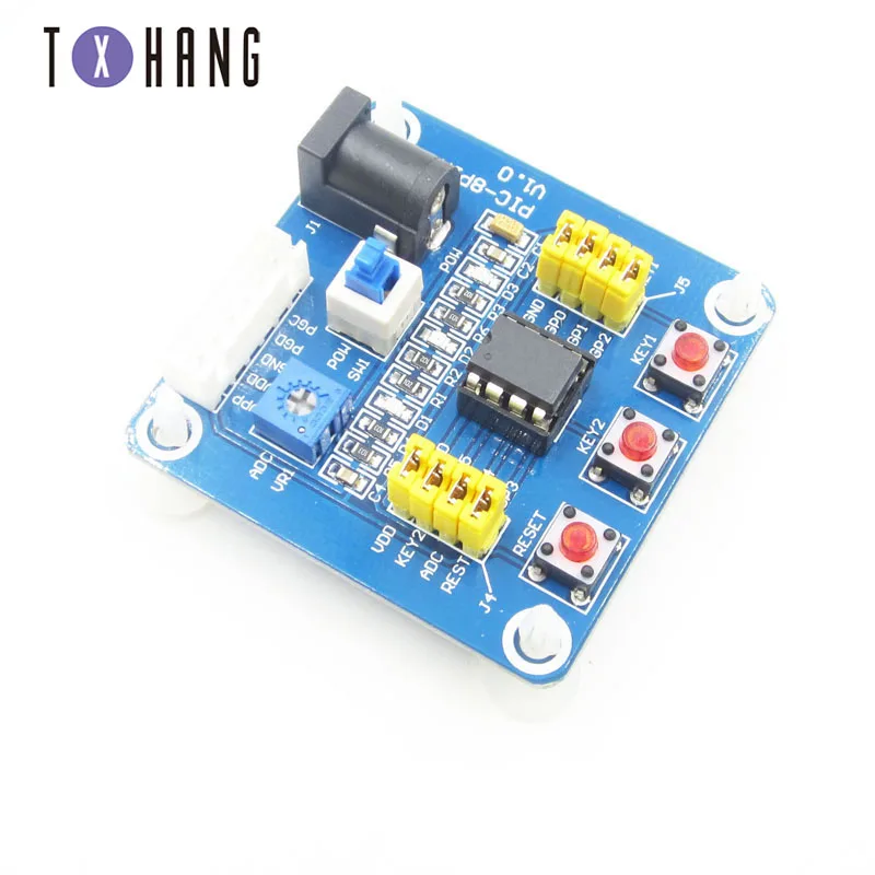 PIC12F675 development board compatible board breadboard with 5V external reset button electronics accessories
PIC12F675 development board compatible board breadboard with 5V external reset button electronics accessories
