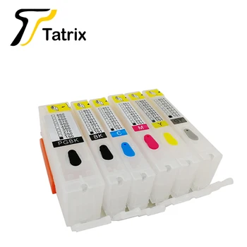 Tatrix Empty Refillable Cartridge suit for PGI150 CLI151,Suit for canon PIXMA IP7210 MG5410 MG5510 MG6410 MG6610 with ARC chips
Tatrix Empty Refillable Cartridge suit for PGI150 CLI151,Suit for canon PIXMA IP7210 MG5410 MG5510 MG6410 MG6610 with ARC chips