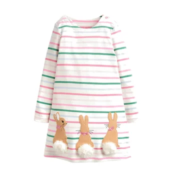 2019 Spring Autumn Baby Girls 2-7T cotton Long sleeve Rabbit Striped Dress choose sizes
2019 Spring Autumn Baby Girls 2-7T cotton Long sleeve Rabbit Striped Dress choose sizes
