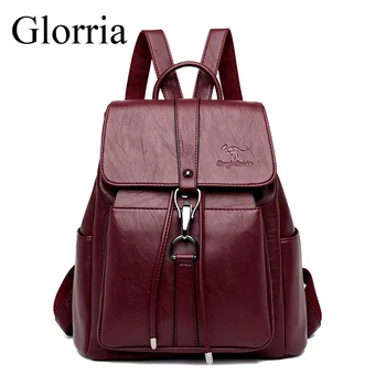 2019 Women Leather Backpacks High Quality Female Vintage Backpack For Girls School Bag Travel Bagpack Ladies Sac A Dos Back Pack
2019 Women Leather Backpacks High Quality Female Vintage Backpack For Girls School Bag Travel Bagpack Ladies Sac A Dos Back Pack
