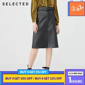 SELECTED Women's Sheepskin Belt A-line Mid-length Leather Skirt S|419411502
SELECTED Women's Sheepskin Belt A-line Mid-length Leather Skirt S|419411502
